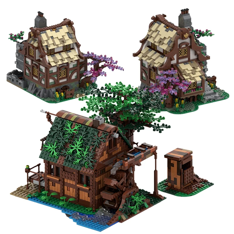 Middle Ages Farm Tree House Architecture MOC Building Blocks DIY Assembled Construction Bricks Kids Educational Toys Gifts
Middle Ages Farm Tree House Architecture MOC Building Blocks DIY Assembled Construction Bricks Kids Educational Toys Gifts