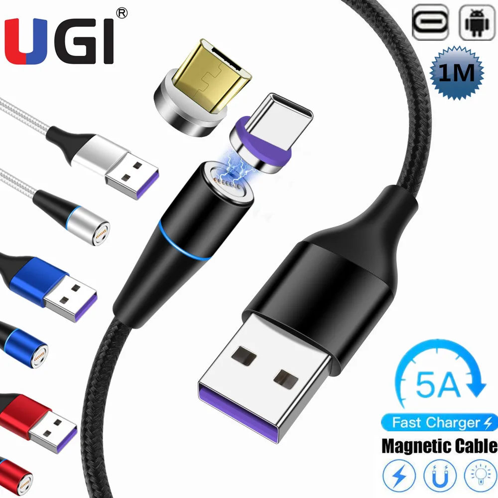 5A 1M 3FT 5A Magnetic Cable Micro USB Type-C quick Charger High speed date transmission cable fast charge Cable for Huawei p30
5A 1M 3FT 5A Magnetic Cable Micro USB Type-C quick Charger High speed date transmission cable fast charge Cable for Huawei p30
