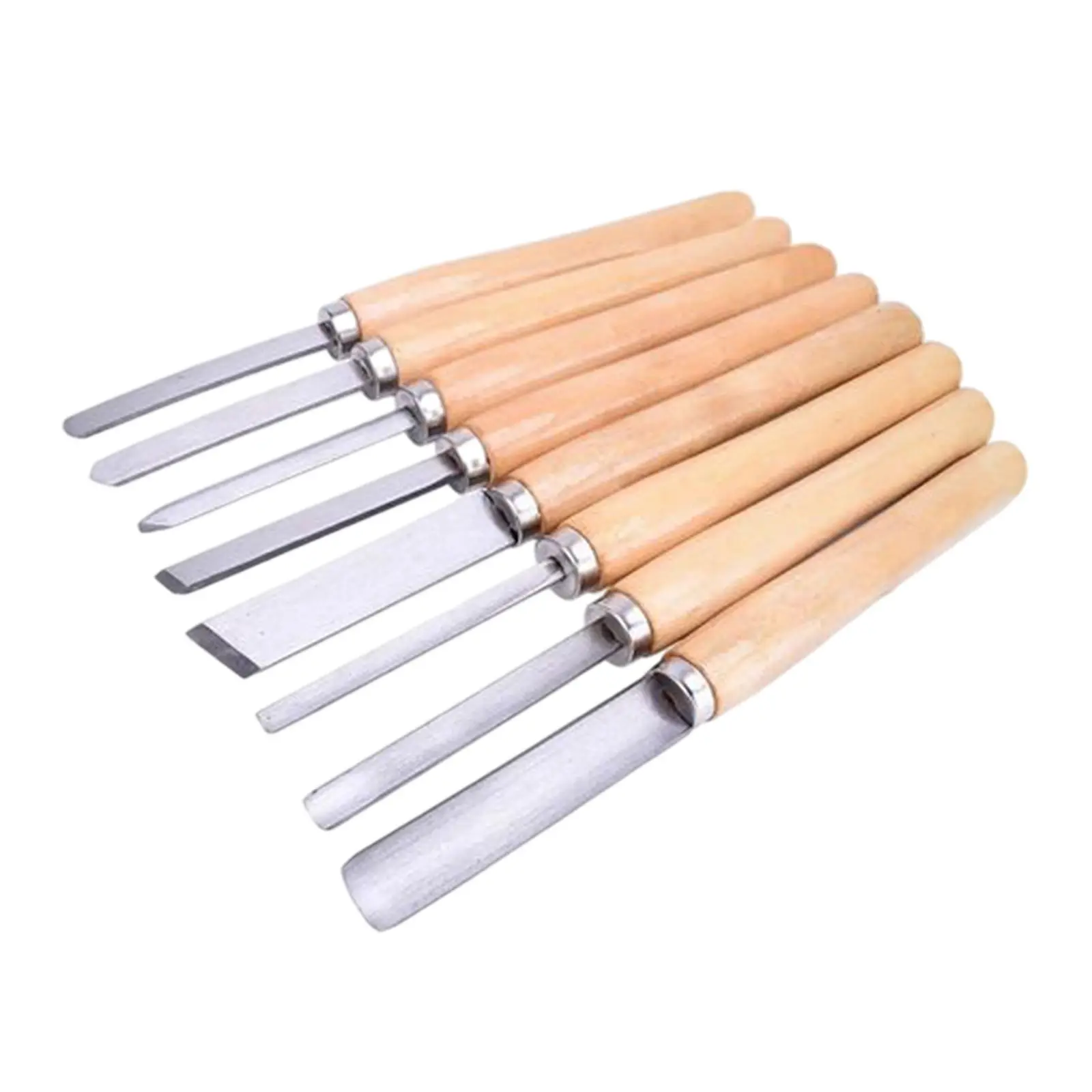 Woodworking Turning Tool Engraving Accessories HSS High Hardness Lathe Tools Tool Set Skew Parting Lathe Set for Wood Carving
Woodworking Turning Tool Engraving Accessories HSS High Hardness Lathe Tools Tool Set Skew Parting Lathe Set for Wood Carving