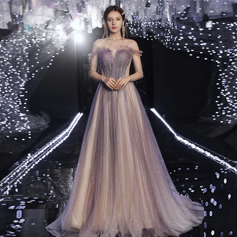 Luxurious Boat Neck Evening Dress Sequins Sleeveless Simple Floor-Length Lace Up Pleat New A-Line Woman Formal Party Gowns A1020
Luxurious Boat Neck Evening Dress Sequins Sleeveless Simple Floor-Length Lace Up Pleat New A-Line Woman Formal Party Gowns A1020