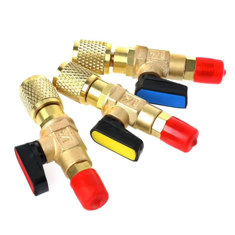 1/4" Male to 1/4" Female SAE Straight Ball Valve AC Charging For R22 Refrigerant Drop shipping
1/4" Male to 1/4" Female SAE Straight Ball Valve AC Charging For R22 Refrigerant Drop shipping