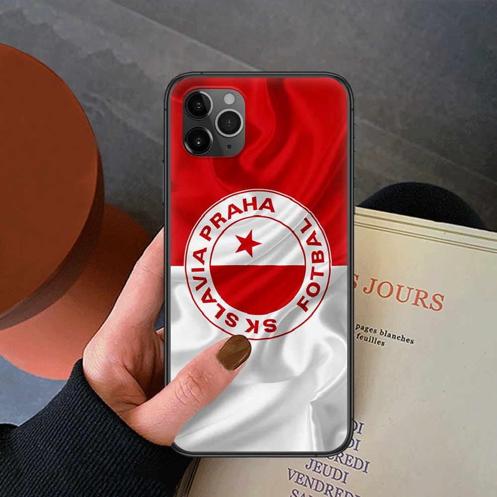 Sk Slavia Praha Czech Republic Phone Case For Iphone 4 4s 5 5S SE 5C 6 6S 7 8 Plus X XS XR 11 12 Mini Pro Max 2020 black Cover
Sk Slavia Praha Czech Republic Phone Case For Iphone 4 4s 5 5S SE 5C 6 6S 7 8 Plus X XS XR 11 12 Mini Pro Max 2020 black Cover