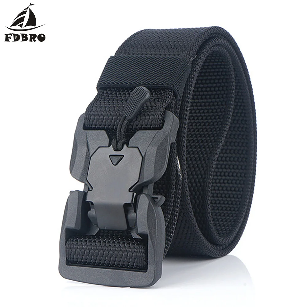 FDBRO Tactical Belt Magnetic Buckle Adjustable Nylon Military Belt for Man Outdoor Hunting Training Accessories Utility Belt
FDBRO Tactical Belt Magnetic Buckle Adjustable Nylon Military Belt for Man Outdoor Hunting Training Accessories Utility Belt