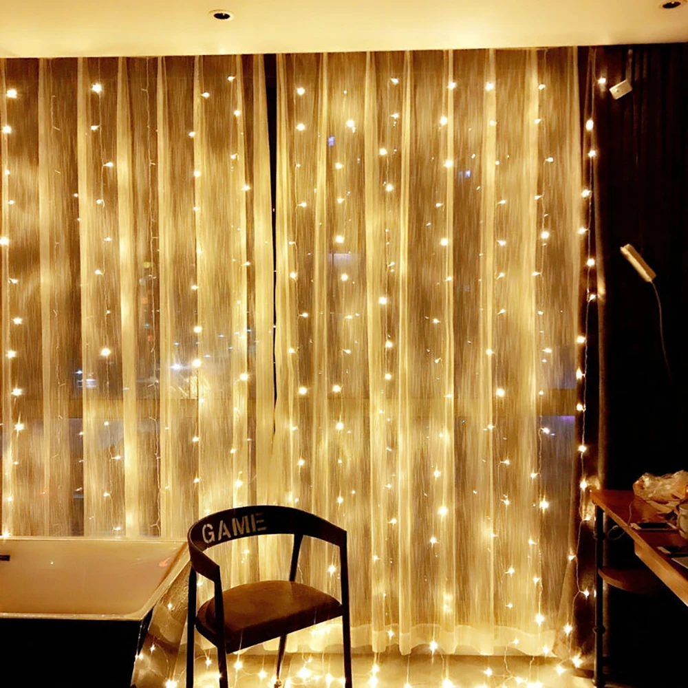 LED Icicle String Lights Christmas Fairy Lights Garland Outdoor Home For Wedding Party Garden Decoration
LED Icicle String Lights Christmas Fairy Lights Garland Outdoor Home For Wedding Party Garden Decoration