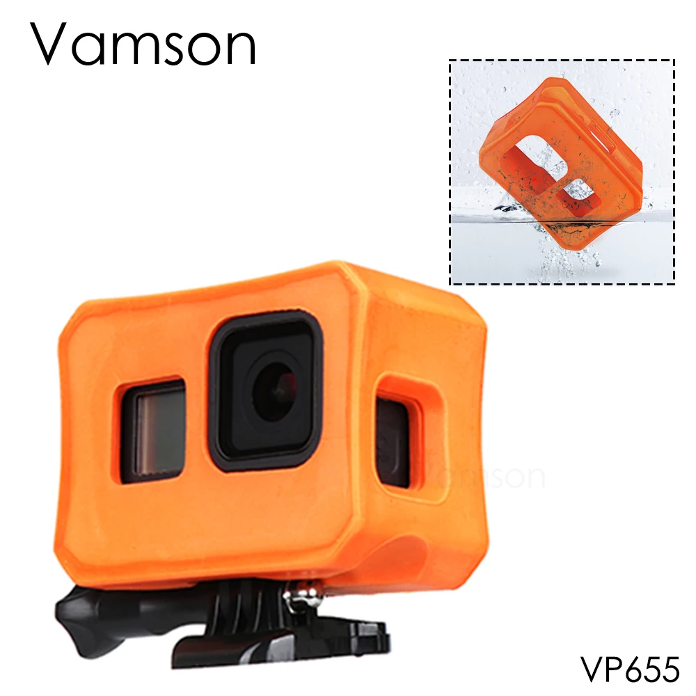Vamson Waterproof Sleeve Case Protective for GoPro Hero 8 Float Accessories Float Buoyancy Cover Protective Frame VP655
Vamson Waterproof Sleeve Case Protective for GoPro Hero 8 Float Accessories Float Buoyancy Cover Protective Frame VP655