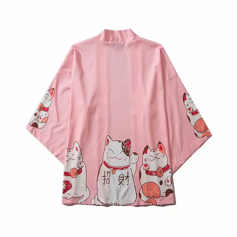 Японская традиционная самурайская одежда Yukata с принтом, мужская и женская одежда высокого качества, Повседневная Уличная одежда
Японская традиционная самурайская одежда Yukata с принтом, мужская и женская одежда высокого качества, Повседневная Уличная одежда