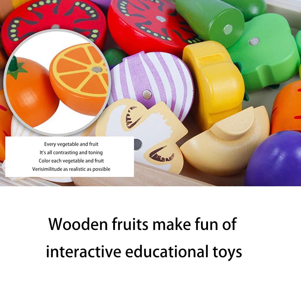 Kids Magnetic Wooden Fruit And Vegetable Combination Cutting Kitchen Toy Set Children Play Pretend Simulation Playset Xmas Gift
Kids Magnetic Wooden Fruit And Vegetable Combination Cutting Kitchen Toy Set Children Play Pretend Simulation Playset Xmas Gift