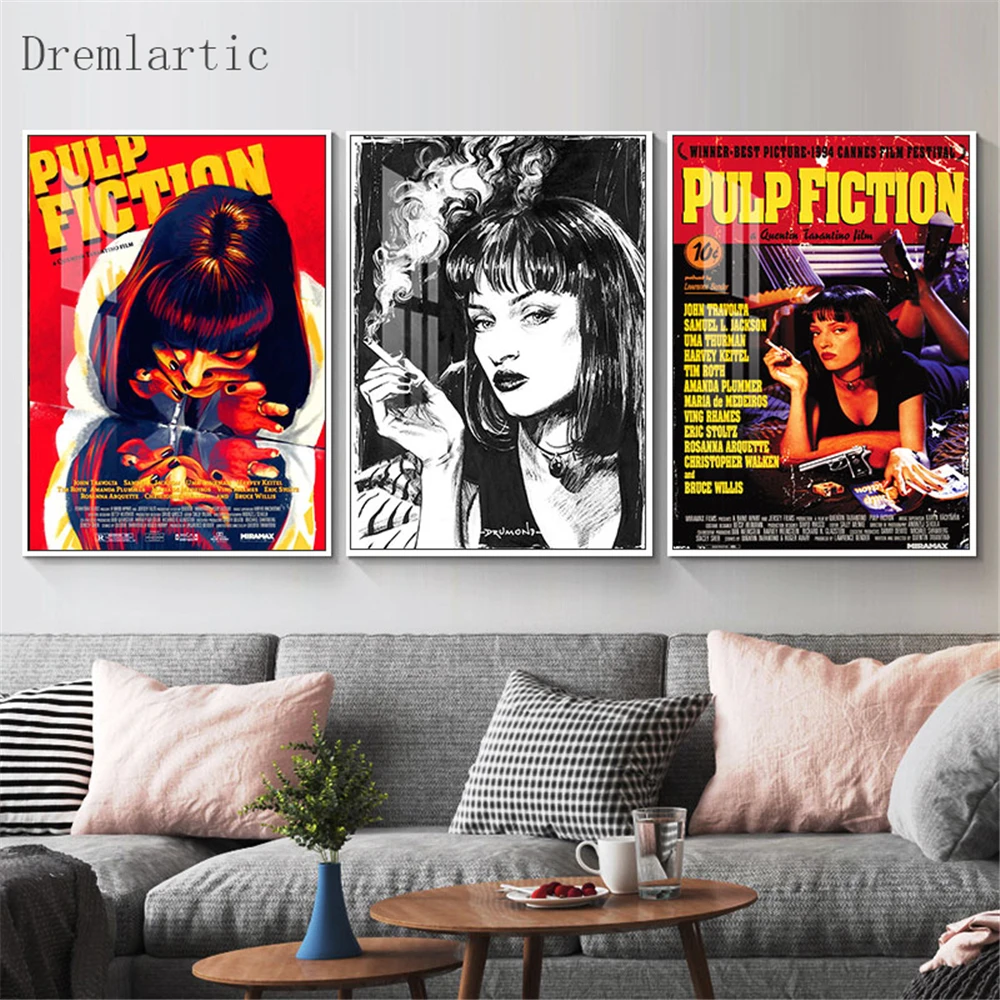 Hot New Top Art Pulp Fiction Canvas Painting Wall Silk Poster Cloth Fabric 20-1005-03 
Hot New Top Art Pulp Fiction Canvas Painting Wall Silk Poster Cloth Fabric 20-1005-03