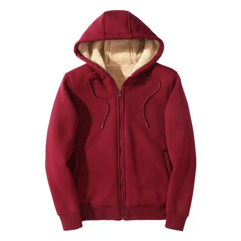 Thicken Fabulous Zipper Fly Hoodie Coat Drawstring Men Hoodie Coat Long Sleeve for Daily Wear
Thicken Fabulous Zipper Fly Hoodie Coat Drawstring Men Hoodie Coat Long Sleeve for Daily Wear