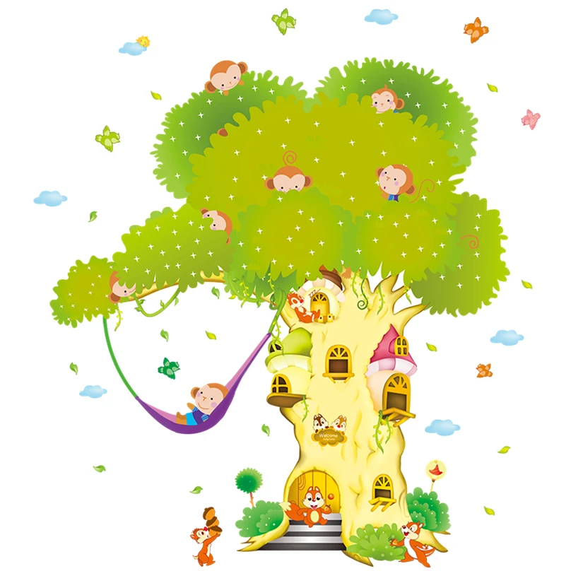 Carrot Height Measuring Wall Stickers DIY Tree Monkey Mural Stickers for Kids Room Baby Bedroom Home Decoration
Carrot Height Measuring Wall Stickers DIY Tree Monkey Mural Stickers for Kids Room Baby Bedroom Home Decoration