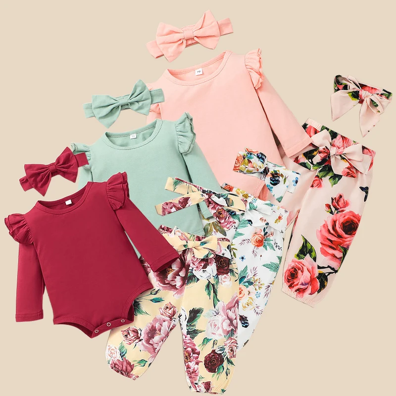 Ecavus New Baby Girl Spring Clothes Set 4pcs Autumn Newborn Baby Print Romper Bow Headband Climbing Pants Set Baby Girl Clothes
Ecavus New Baby Girl Spring Clothes Set 4pcs Autumn Newborn Baby Print Romper Bow Headband Climbing Pants Set Baby Girl Clothes