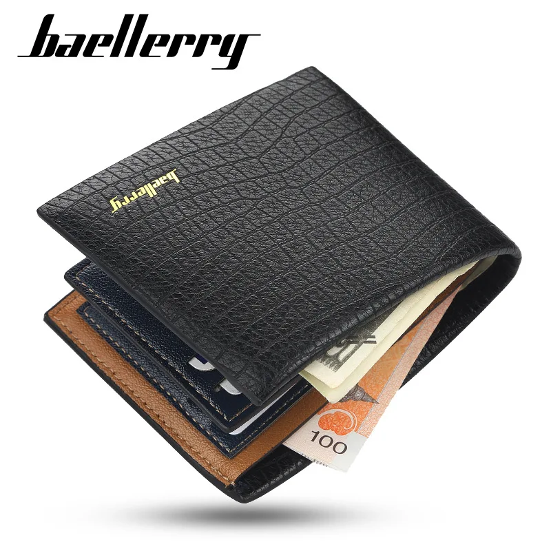 Мужской кошелек baellerry, из мягкой кожи, с отделением для монет и крокодиловым узором, держатель для карт
Мужской кошелек baellerry, из мягкой кожи, с отделением для монет и крокодиловым узором, держатель для карт
