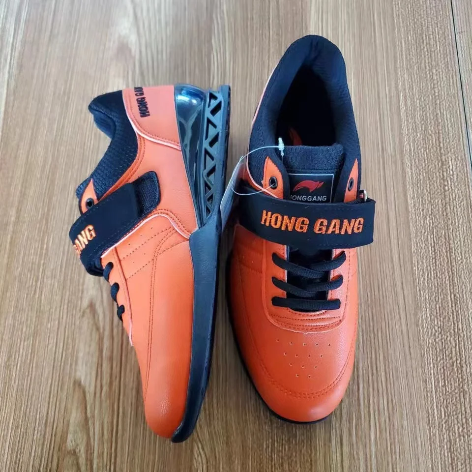 Taobo Color Orange Brand HONGGANG Men Squat Shoes Women Size 36-45 Weightlifting Sneakers with Gift Elastic Band Gym Bodybuiding 
Taobo Color Orange Brand HONGGANG Men Squat Shoes Women Size 36-45 Weightlifting Sneakers with Gift Elastic Band Gym Bodybuiding