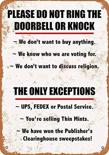 Please Do Not Ring Doorbell Or Knock Retro Street Sign Household Metal Tin Sign Bar Cafe Car Motorcycle Garage Decoration
Please Do Not Ring Doorbell Or Knock Retro Street Sign Household Metal Tin Sign Bar Cafe Car Motorcycle Garage Decoration