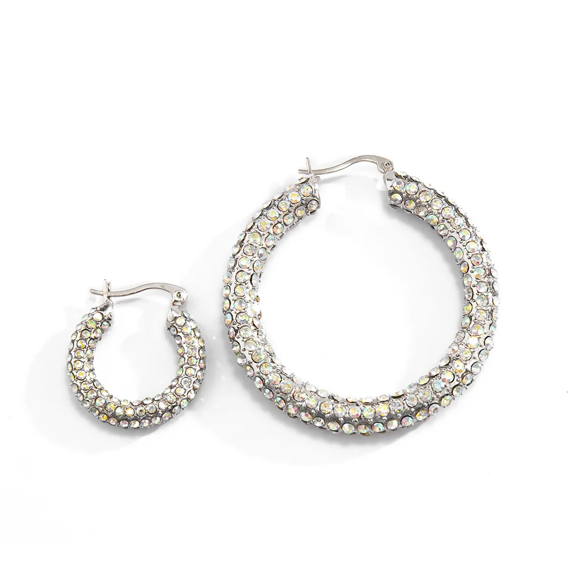 European and American Fashion, Light and Luxurious Temperament, All-match Colored Diamond C-shaped Earrings, women Jewelry
European and American Fashion, Light and Luxurious Temperament, All-match Colored Diamond C-shaped Earrings, women Jewelry