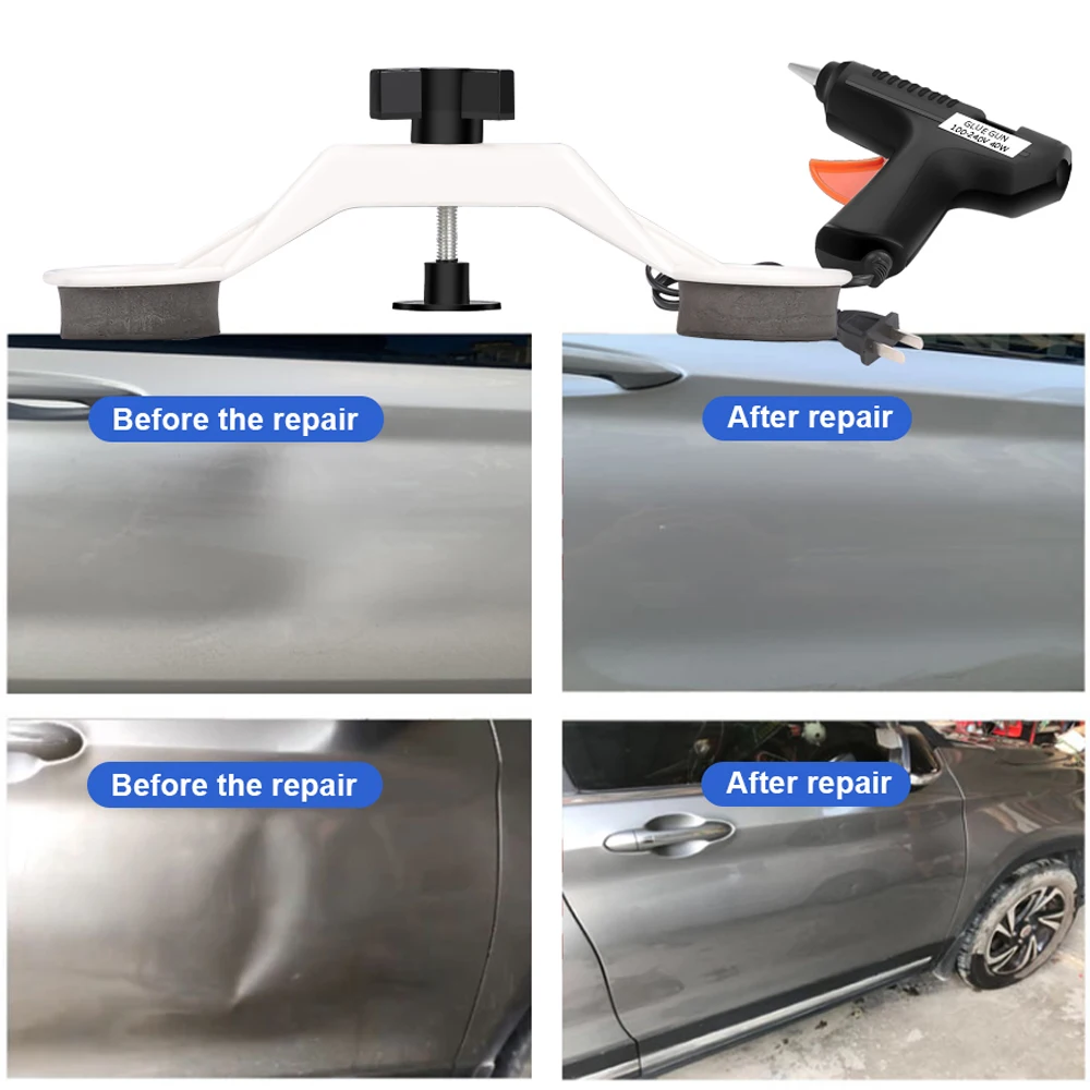 Car Dent Repair Tool Body Damage Fix Paint-Free Sheet Metal Repair Tools Kit
Car Dent Repair Tool Body Damage Fix Paint-Free Sheet Metal Repair Tools Kit
