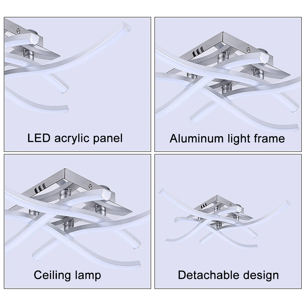 Modern Led Ceiling Light 12/18/24W Forked Shaped Ceiling Lamp For Living Room Decor Lamp Trigeminal Ceiling Lamp Plafonniers
Modern Led Ceiling Light 12/18/24W Forked Shaped Ceiling Lamp For Living Room Decor Lamp Trigeminal Ceiling Lamp Plafonniers