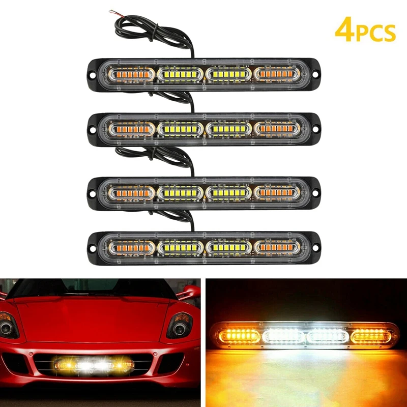 NEW-2PC автомобиля 24Led мигающий режим аварийного автомобиля тире Предупреждение мерцающий светильник желтый/белый
NEW-2PC автомобиля 24Led мигающий режим аварийного автомобиля тире Предупреждение мерцающий светильник желтый/белый