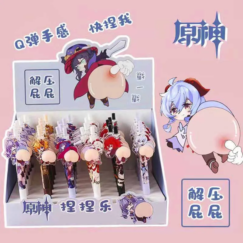 Anime Genshin Impact Keqing Ganyu Tartaglia Klee Metal Rollerball Pen Stationery Sign Ballpoint Gel Pen Cosplay Student Toys
Anime Genshin Impact Keqing Ganyu Tartaglia Klee Metal Rollerball Pen Stationery Sign Ballpoint Gel Pen Cosplay Student Toys