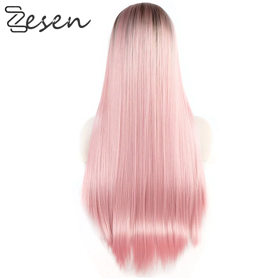 Zesen Long Ombre Pink Wig Silky Straight Synthetic Lace Front Wig for Women Heat Resistant Wigs
Zesen Long Ombre Pink Wig Silky Straight Synthetic Lace Front Wig for Women Heat Resistant Wigs