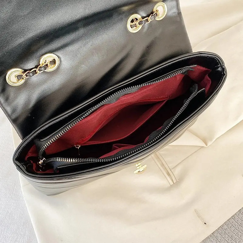 Fashion Chain Large Capacity Women Shoulder Bag Thread Crossbody Bags for Women 2020 Branded Handbags Luxury Women's Bag Purses
Fashion Chain Large Capacity Women Shoulder Bag Thread Crossbody Bags for Women 2020 Branded Handbags Luxury Women's Bag Purses