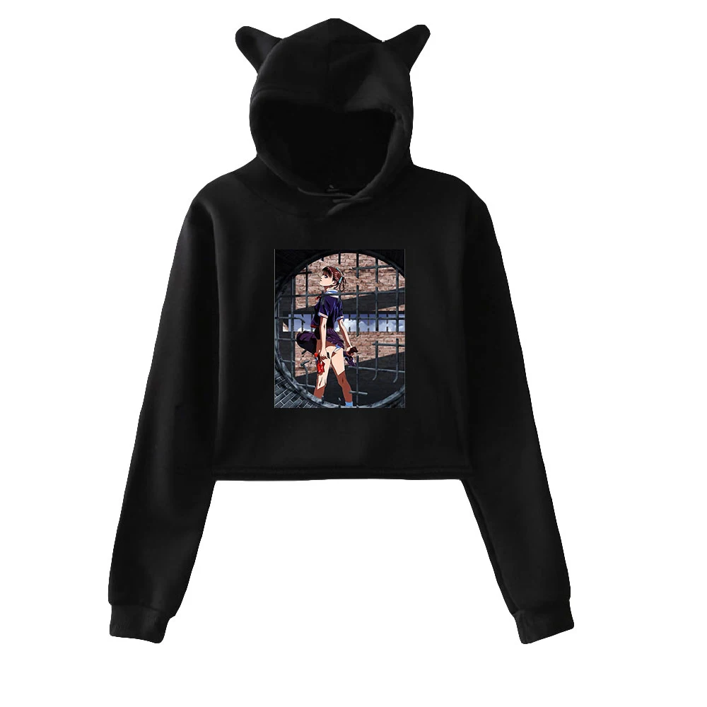 A Kite spring Kawaii cat ear cotton hoodie casual all-match pullover comfortable short sexy hoodie tops
A Kite spring Kawaii cat ear cotton hoodie casual all-match pullover comfortable short sexy hoodie tops