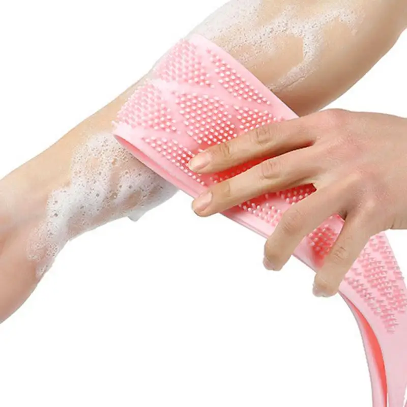 Silicone Brushes Bath Towels Body Brush Bath Belt Exfoliating Back Brush Belt Wash Skin Household Clean Shower Brushes
Silicone Brushes Bath Towels Body Brush Bath Belt Exfoliating Back Brush Belt Wash Skin Household Clean Shower Brushes