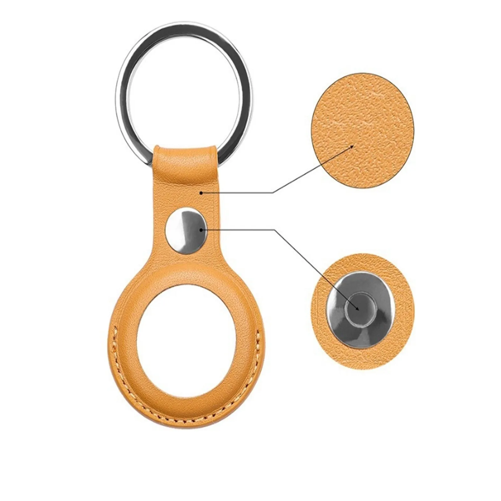 For Apple AirTag Case Leather Luxury Tracker Anti-lost Protective Cover For AirTags Hanging Buckle Anti-lost Protective Cover
For Apple AirTag Case Leather Luxury Tracker Anti-lost Protective Cover For AirTags Hanging Buckle Anti-lost Protective Cover