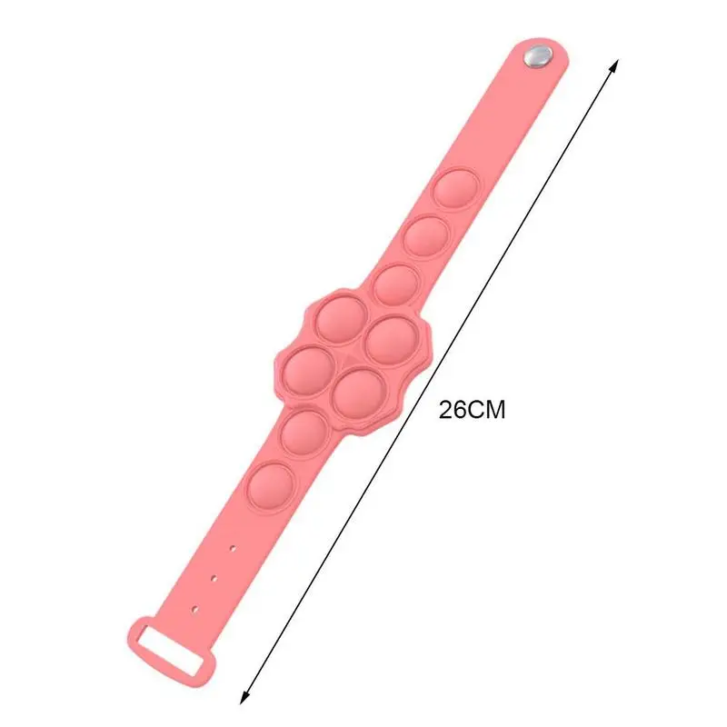 1PC Bubble Press Decompression Toys Dimple Bracelet Fidget Toys Hand Up Pops Relief Silicone Wristband Stress A2J2
1PC Bubble Press Decompression Toys Dimple Bracelet Fidget Toys Hand Up Pops Relief Silicone Wristband Stress A2J2