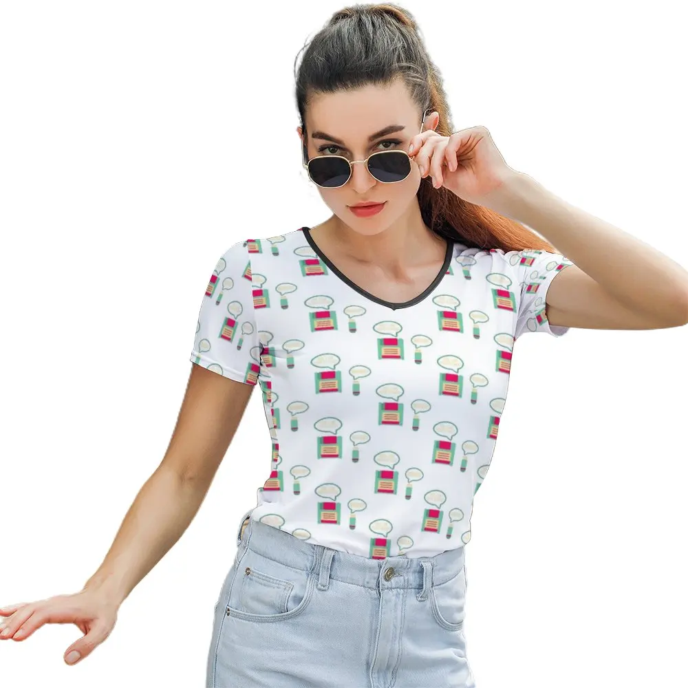 Disk T Shirt Casual T-Shirt New Fashion Woman Short-Sleeve Print O Neck Polyester Tshirt
Disk T Shirt Casual T-Shirt New Fashion Woman Short-Sleeve Print O Neck Polyester Tshirt