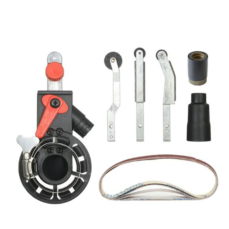 DIY Mini Sander Sanding Belt Adapter For 115/125mm Electric Angle Grinder M10/M14 Bandfile Belt Sander Woodworking Metalworking
DIY Mini Sander Sanding Belt Adapter For 115/125mm Electric Angle Grinder M10/M14 Bandfile Belt Sander Woodworking Metalworking