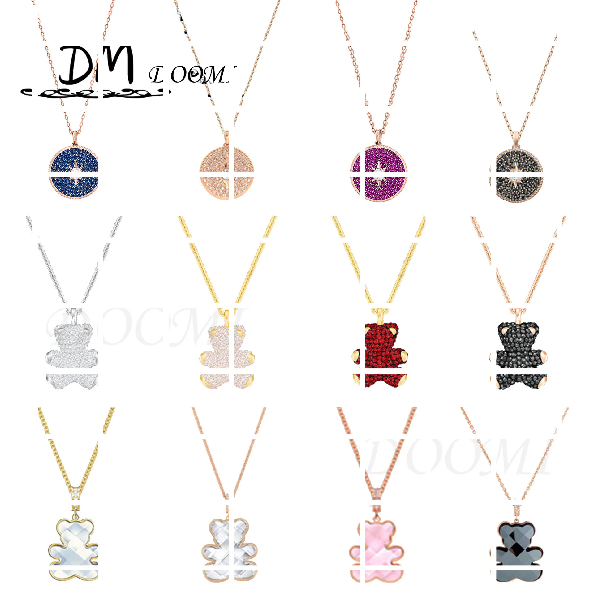 SWA Fashion Jewelry Sets Cute Bear Pendant 3D Three-dimensional Pendant Necklace DIY Necklace For Women
SWA Fashion Jewelry Sets Cute Bear Pendant 3D Three-dimensional Pendant Necklace DIY Necklace For Women