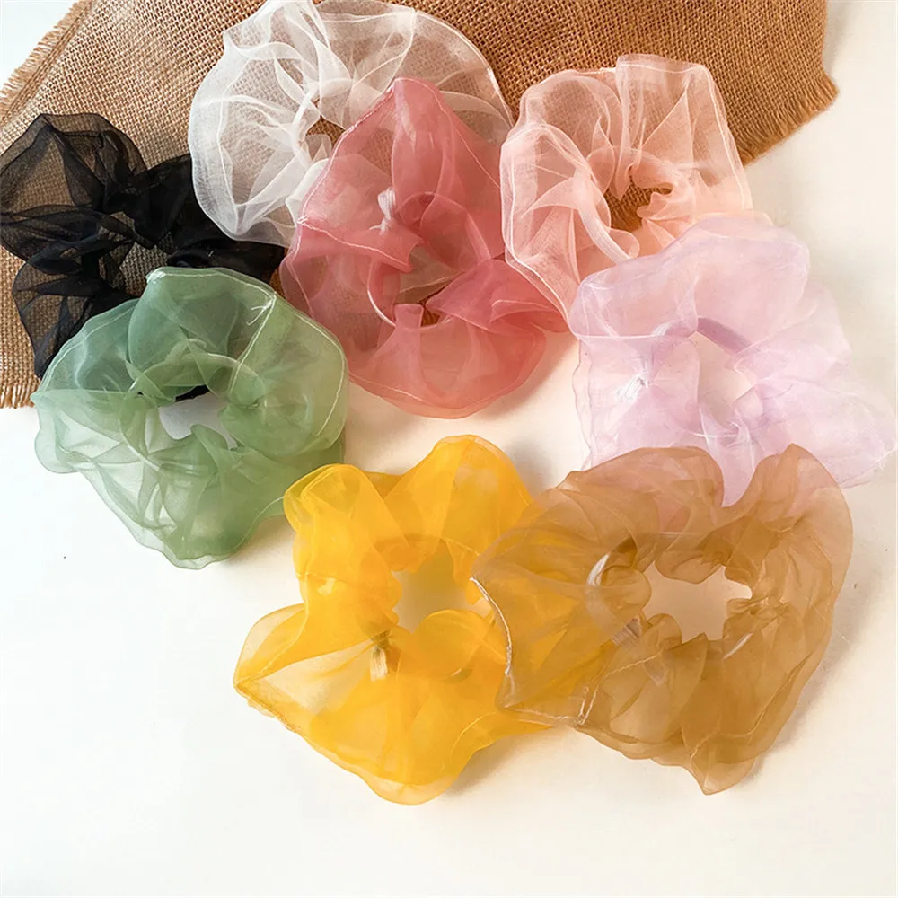 2020 Korean Pure Color Transparent French Organza Yarn Cloud Hair Ring Elastic Hair Rope Hair Tie Hair Accessories New Arrival
2020 Korean Pure Color Transparent French Organza Yarn Cloud Hair Ring Elastic Hair Rope Hair Tie Hair Accessories New Arrival