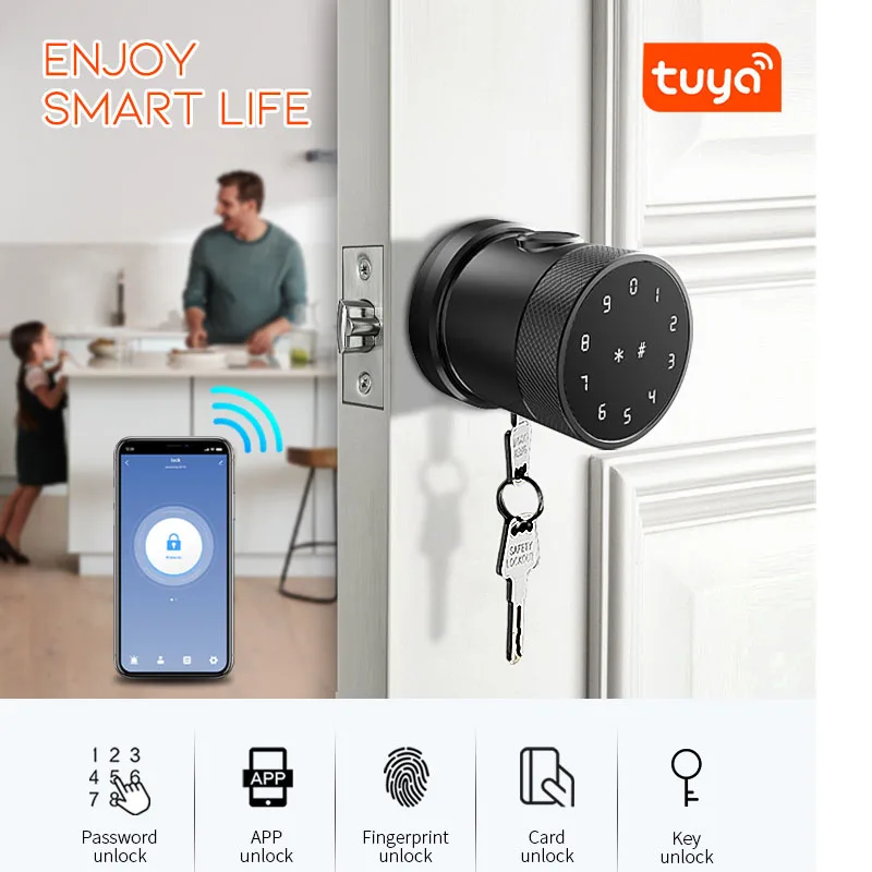 Новый Tuya Smart замок дверной замок со сканером отпечатка пальцев цифровая карта для клавиатуры Комбинации регуляторный замок для дома/офиса/о...
Новый Tuya Smart замок дверной замок со сканером отпечатка пальцев цифровая карта для клавиатуры Комбинации регуляторный замок для дома/офиса/о...