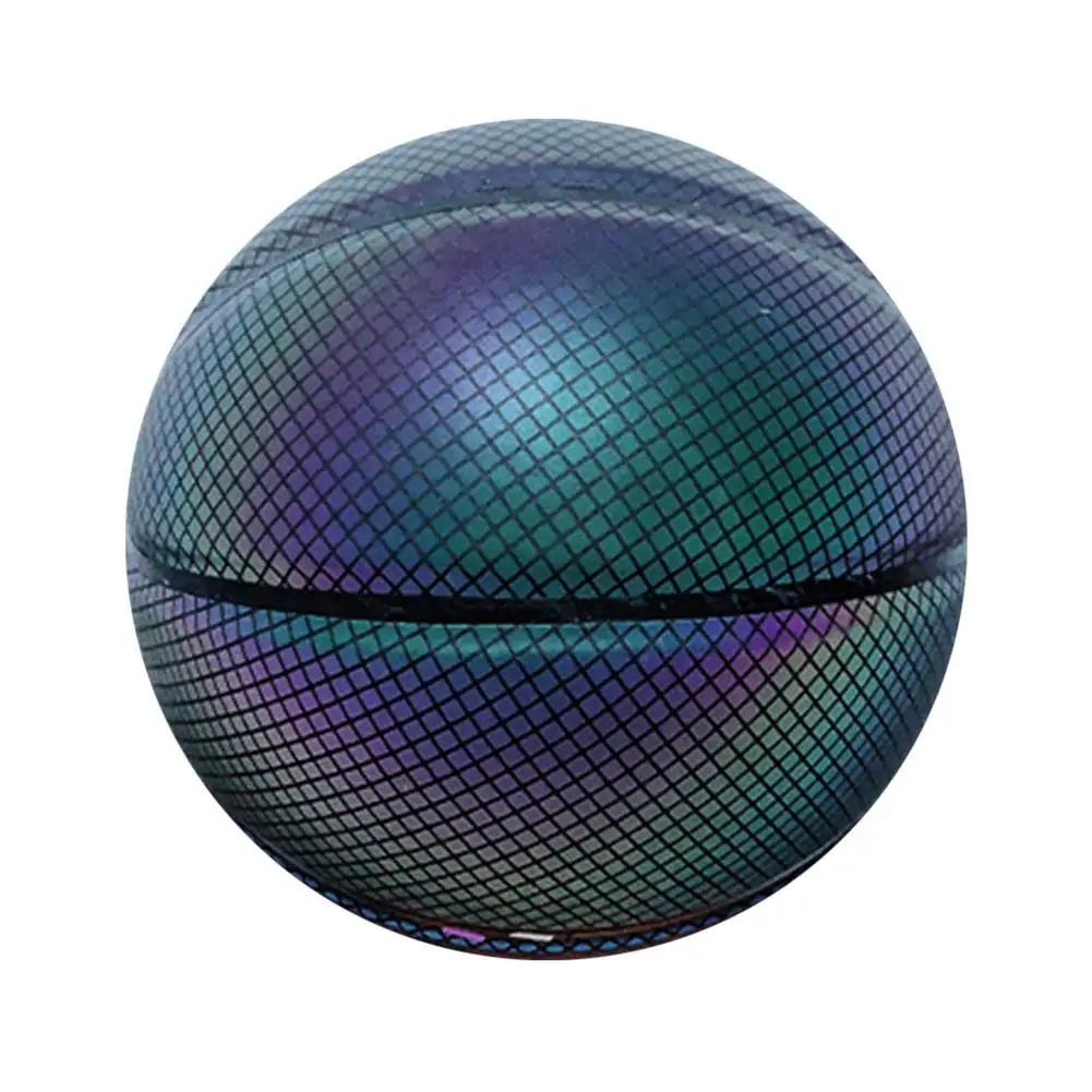 Holographic Glowing Reflective Basketball Glow In The Dark Basketballs Indoor Outdoor Personalized Basketball For Night Traini
Holographic Glowing Reflective Basketball Glow In The Dark Basketballs Indoor Outdoor Personalized Basketball For Night Traini