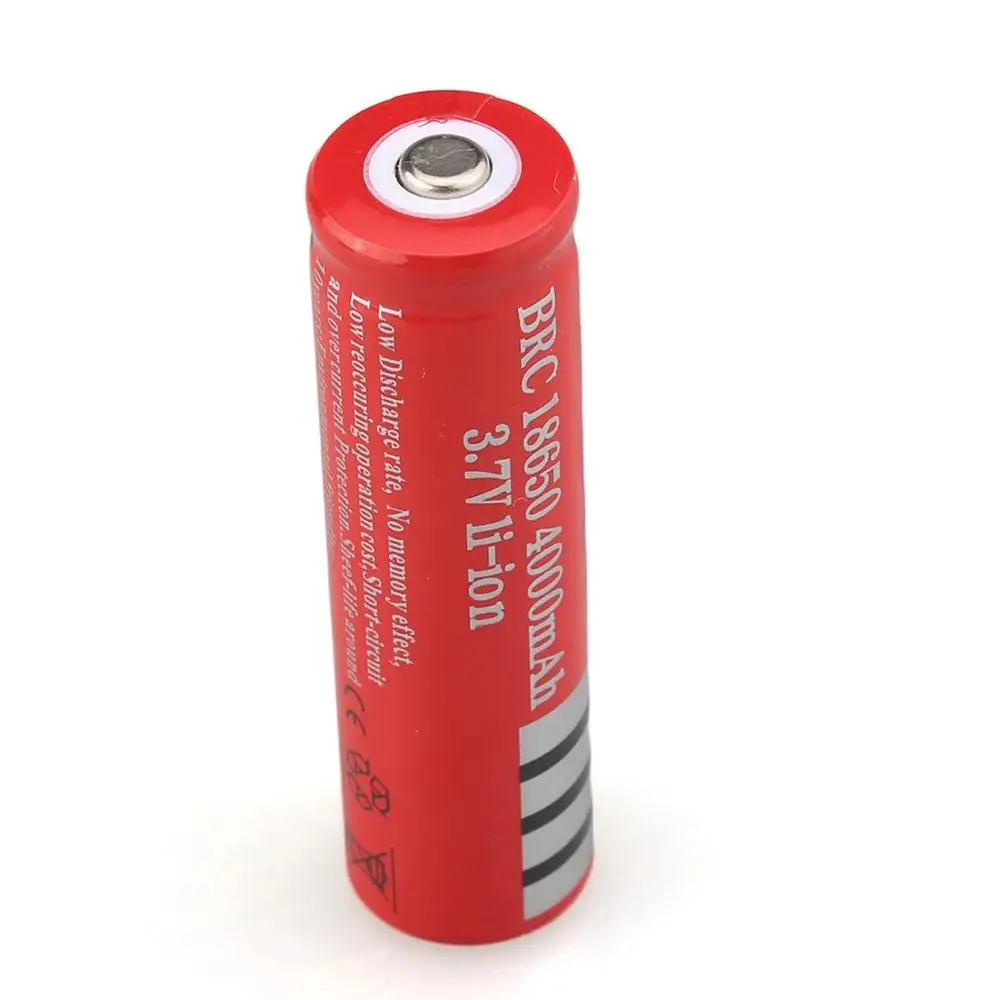 GTF 1PCS 3.7V 4000MAH 18650 Rechargeable Battery 18650 Li-Ion Battery 4000mAh Lithium Battery For LED Flashlight Torch 
GTF 1PCS 3.7V 4000MAH 18650 Rechargeable Battery 18650 Li-Ion Battery 4000mAh Lithium Battery For LED Flashlight Torch