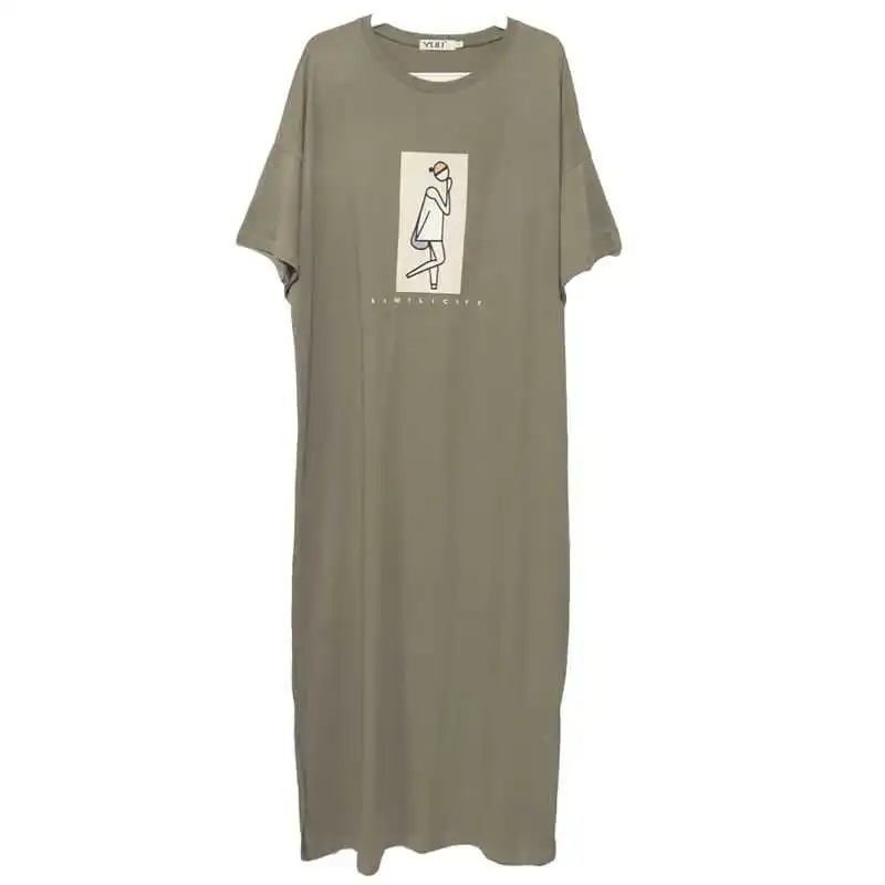 summer dress 2021 new laconic short sleeve women's robes fashion share long dress
summer dress 2021 new laconic short sleeve women's robes fashion share long dress