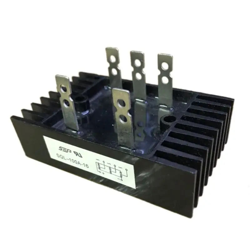 3-Phase Diode Bridge Rectifier 100A 1600V Voltage Full Wave Silicon High Power
3-Phase Diode Bridge Rectifier 100A 1600V Voltage Full Wave Silicon High Power