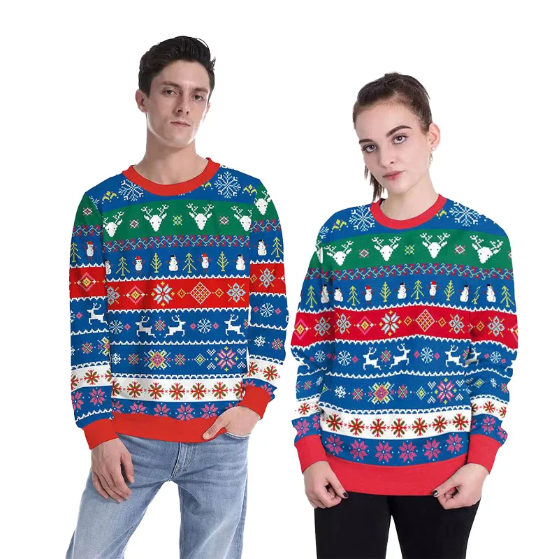 2021 Autumn Winter Christmas Sweaters Unisex Funny Novelty Snowman Animal Print Pullovers Tops Loose Holiday Xmas Gifts Jumper
2021 Autumn Winter Christmas Sweaters Unisex Funny Novelty Snowman Animal Print Pullovers Tops Loose Holiday Xmas Gifts Jumper