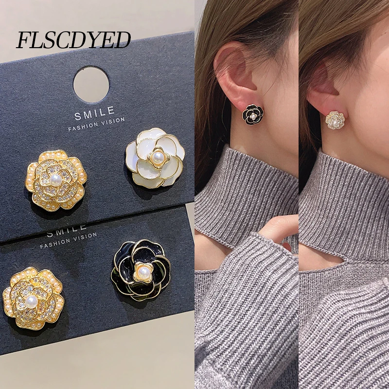 FLSCDYED Vintage Rhinestone Pearl Dripping Oil Flowers Stud Earrings for Women Retro Metal Zircon Party Drop Earrings Jewelry
FLSCDYED Vintage Rhinestone Pearl Dripping Oil Flowers Stud Earrings for Women Retro Metal Zircon Party Drop Earrings Jewelry