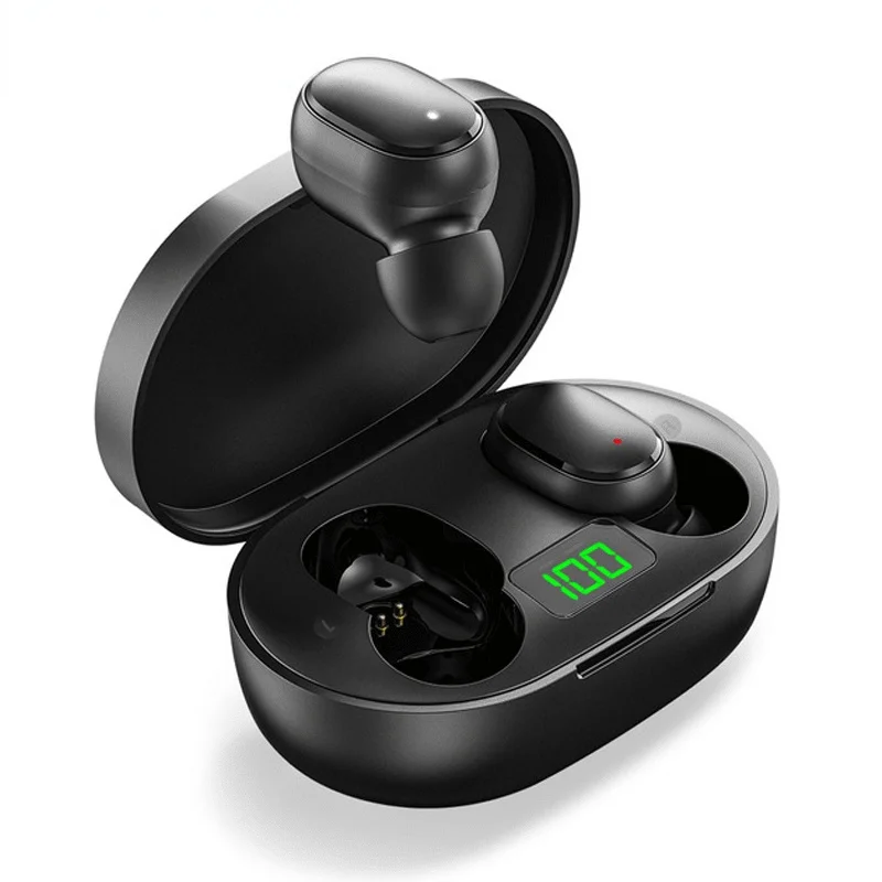 Wireless headset TWS and Bluetooth, headset and noise cancellation, microphone, hands-free, LED display, provided for Xiaomi
Wireless headset TWS and Bluetooth, headset and noise cancellation, microphone, hands-free, LED display, provided for Xiaomi