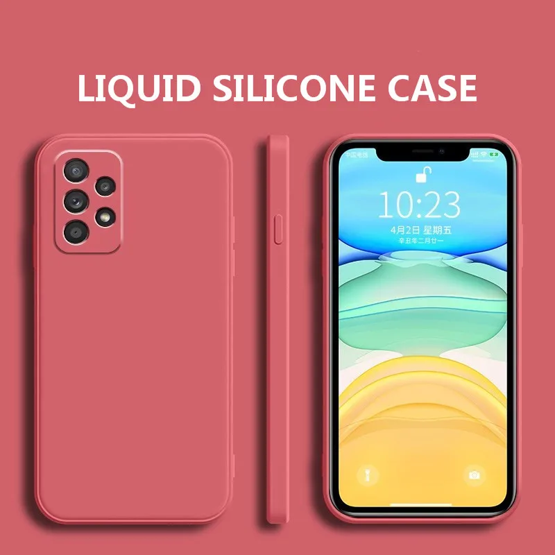 Square Liquid Silicone Case Original For Samsung Galaxy A52 A72 A32 5G S21 Ultra S20 FE S10 E Note 20 Plus Shockproof TPU Cover
Square Liquid Silicone Case Original For Samsung Galaxy A52 A72 A32 5G S21 Ultra S20 FE S10 E Note 20 Plus Shockproof TPU Cover