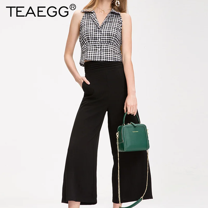 TEAEGG 2019 женская дизайнерская сумка-тоут цельная цепочка сумка Брендовая через