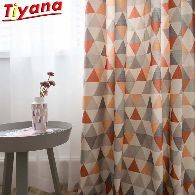 Warm Color Geometric Curtains for Living Room Modern Red/Orange Stitching Window Drapes for Bedroom Semi Blackout Panel HM154#30 
Warm Color Geometric Curtains for Living Room Modern Red/Orange Stitching Window Drapes for Bedroom Semi Blackout Panel HM154#30