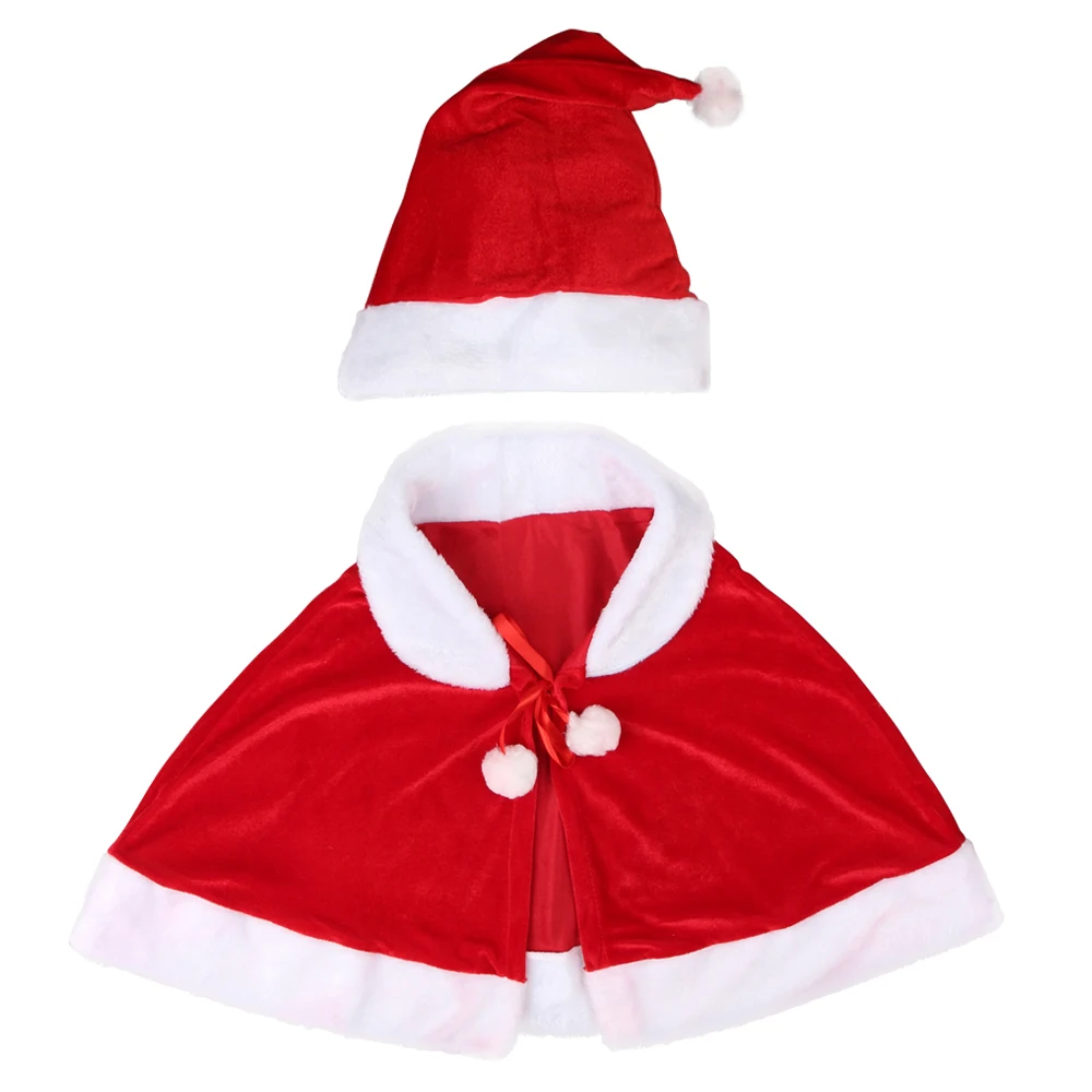Velvet Kids Girls Red Cloak Santa Claus Costume Christmas Party Gift With Hat Cosplay Clothes Cape Dress Up
Velvet Kids Girls Red Cloak Santa Claus Costume Christmas Party Gift With Hat Cosplay Clothes Cape Dress Up