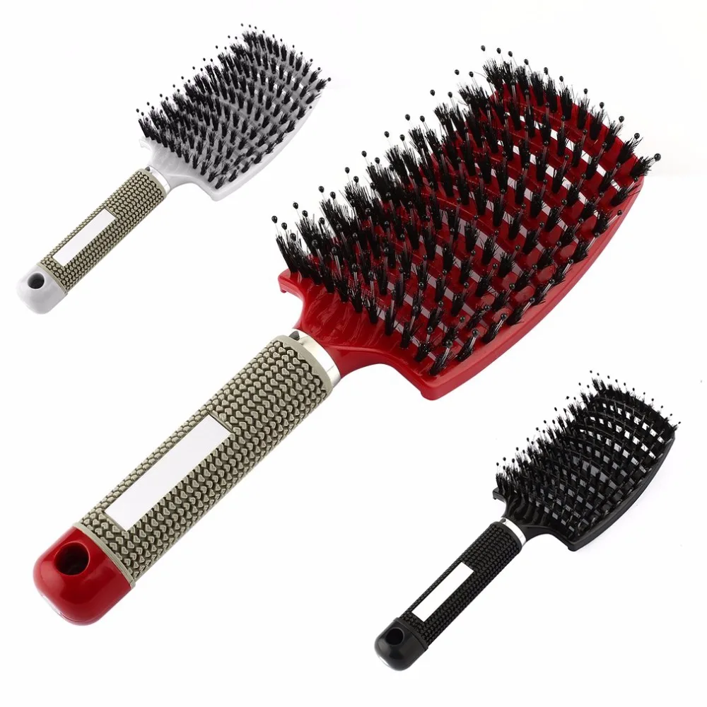 Women Men Hair Scalp Massage Comb Bristle & Nylon Hairbrush Wet Curly Detangle Hair Brush for Salon Hairdressing Styling Tools
Women Men Hair Scalp Massage Comb Bristle & Nylon Hairbrush Wet Curly Detangle Hair Brush for Salon Hairdressing Styling Tools