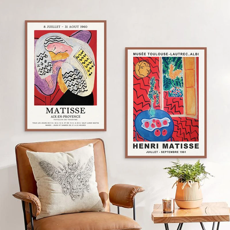 Matisse Exhibition Abstract Wall Art Canvas Pictures Posters and Prints Artist Gifts Museum Still Life Living Room Decoration
Matisse Exhibition Abstract Wall Art Canvas Pictures Posters and Prints Artist Gifts Museum Still Life Living Room Decoration