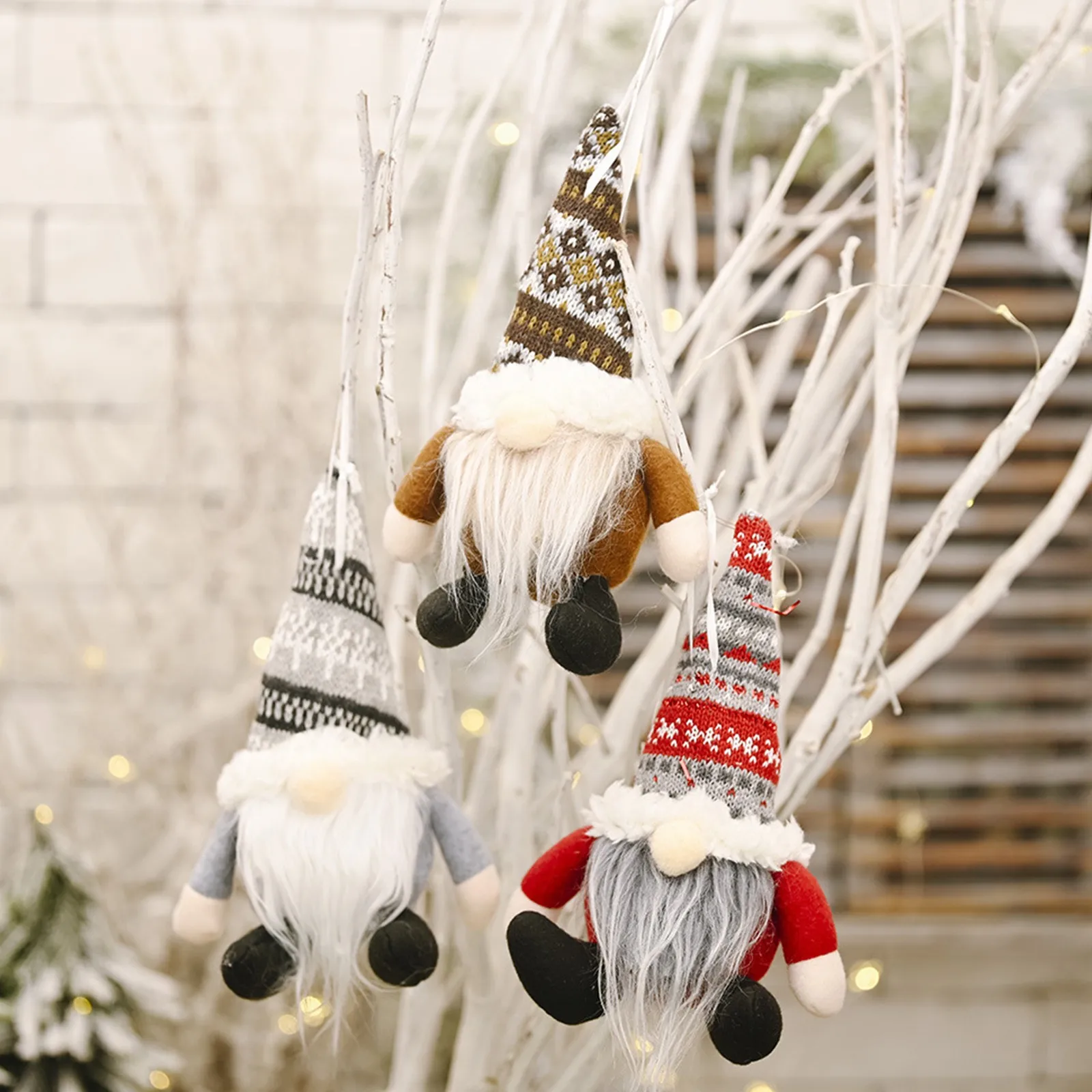 Handmade Plush Gnome Santa Doll Christmas Tree Hanging Decoration Christmas Faceless Old Man Christmas Ornaments Xmas Gift
Handmade Plush Gnome Santa Doll Christmas Tree Hanging Decoration Christmas Faceless Old Man Christmas Ornaments Xmas Gift