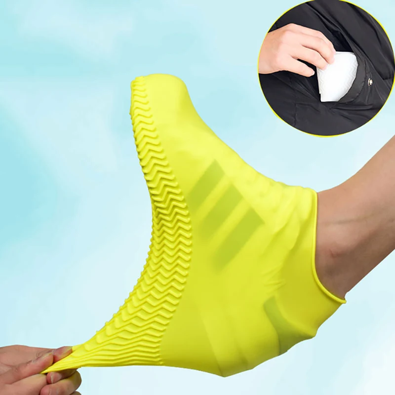 Waterproof Shoe Cover Silicone Material Unisex Shoes Protectors Rain Boots for Indoor Outdoor Rainy Days
Waterproof Shoe Cover Silicone Material Unisex Shoes Protectors Rain Boots for Indoor Outdoor Rainy Days