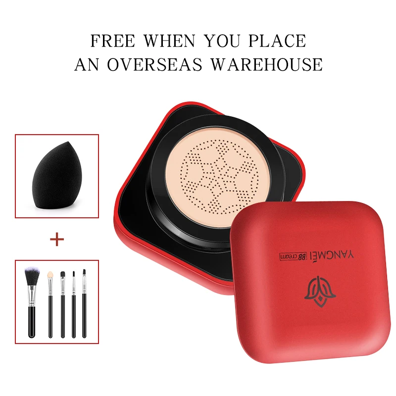 EZSOZO Mushroom Head Pad Cream Base Makeup Concealer Lasting Moisturizing Brightening Oil Control Waterproof BB Cream Cosmetics
EZSOZO Mushroom Head Pad Cream Base Makeup Concealer Lasting Moisturizing Brightening Oil Control Waterproof BB Cream Cosmetics
